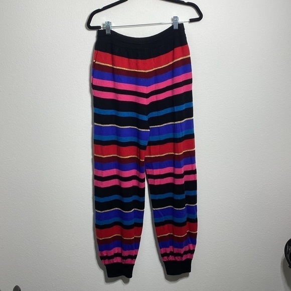 Ronny Kobo wool cashmere blend striped knit jogger pants - Picture 6 of 6